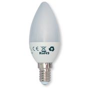 LED žiarovka 5W E14, tvar sviečky
