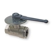 Robinet droit 2 voies cadenassable - universelle femelle BSP cylindrique - 0432