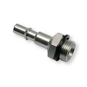 Embout mâle acier nickelé DN 5,5 pour profil ISO C BSP cylindrique série 9087 18