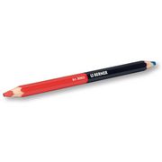 Crayon double mine rouge-bleu