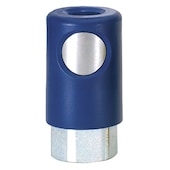 Coupleur femelle, corps composite à profil ISO B passage de 6 mm