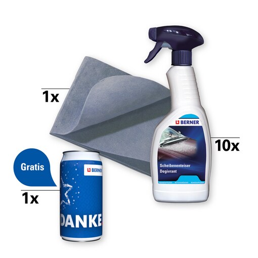 Scheibenenteiser & Antibeschlagtuch inkl. Weihnachtsüberraschung