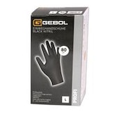 Gants jetables - nitrile noir 3,5 g