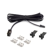 Accessoires et câble Emuca pour rail électrifié Diwo (24V DC), Aluminium et Plas