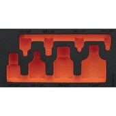 Module de rangement en mousse, vide