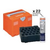 Pack 22 silicones blanc + bera