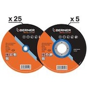 Pack 25 meules métal+ 5 meules à ébarber