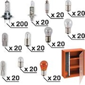 Présentoir & 400 ampoules 24V