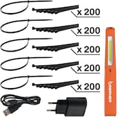 Pack lampe LED stylo + 1000 colliers