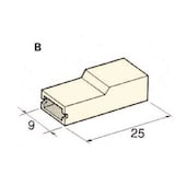 Copriterminali faston femmina inserimento anteriore