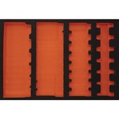 Mousses vides pour le rangement d'outils