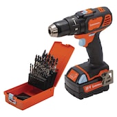 Pack 25 forets COBRA HSCO + visseuse 18V