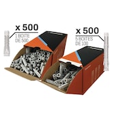 Pack de 6 boites de chevilles BXFIX II