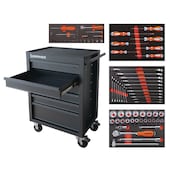Servante 6 tiroirs et 84 outils