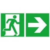 Fluchtwegschild