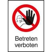 Verbotsschild