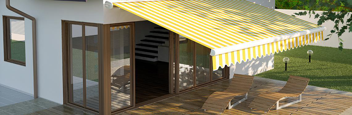 Installation von Vordächern - Schutz vor Sonne und Regen 