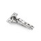 Collo dritto X12, A pressione, Nichelato, Acciaio, 500 un
