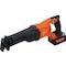 Reciprocating saw BACRS 18,0V 4 Ah incl. 2 batteries in BC+