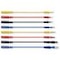 Fils test cosses mâles plates, lot de 16 pièces