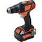 Trapano avvitatore a batteria BACSD-1 da 18 V, 5,0 Ah, in BC+2