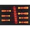 Screwdriver assortment 2K VDE slot - PH - PZ foam inlay 7 pieces