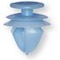 Innenverkleidungsclip Loch 8,2 mm, L. 15,1 mm, Kopf 13 mm blau