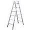 Sprossenstehleiter Alu 2x7