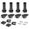 Kit pied pour meubles Bone avec pince avec pince montage direct/vis, 150,