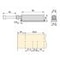 Chiusura Push Latch per vite, 62 mm
