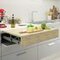 Coulisses pour table à rallonge et relevable Oplà Top  Alu Anodisé inox