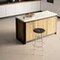 Coulisses pour table coulissante et rotative Sestante