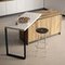Guides de table coulissante et rotative Sestante, Aluminium, Anodisé mat