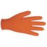 Jednorázové nitrilové rukavice GRIP Premium, oranžové vel. L