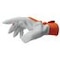 Assembly leather glove with velcro - 
