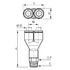 Y simple piquage mâle conique pré-téflonné 3148 série LF3000