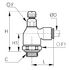 Régleur de débit mâle compact métallique échappement vis extérieure cyl. -7100A