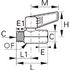 Robinet droit 2 voies série légère mâle-femelle BSP cylindrique série 0491