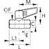 Robinet droit 2 voies série légère femelle BSP cylindrique série 0492