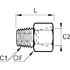 Adaptateur mâle BSP conique-femelle NPT laiton série 0167