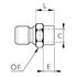 Embout femelle laiton nickelé DN 12 BSP cylindrique série 0196