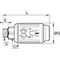 Coupleur de sécurité mâle profil ISO B BSP cylindrique série 9401U