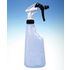 Fine mist plastic spray bottle