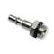 Embout mâle acier nickelé DN 5,5 profil ISO C BSP cylindrique 1/4