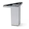 Pied pour meubles Alumix 1, H 80 mm, Peint en aluminium, (20)