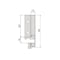 Tiroir Vertex avec bois sans façade 40 kg H 93 mm
