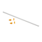 Emuca Jeu de synchronisation coulisse Vertex Push Synchro 2, Aluminium