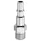 Embouts acier profil ISO C passage de 6 mm gaz mâle 1/4