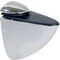 Support  étagère  bois/verre, épaisseur 0 - 20 mm, Gris métallisé, 2 ut.