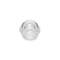 Lot de 6 butées de porte sphériques adhésives, Plastique, Transparent